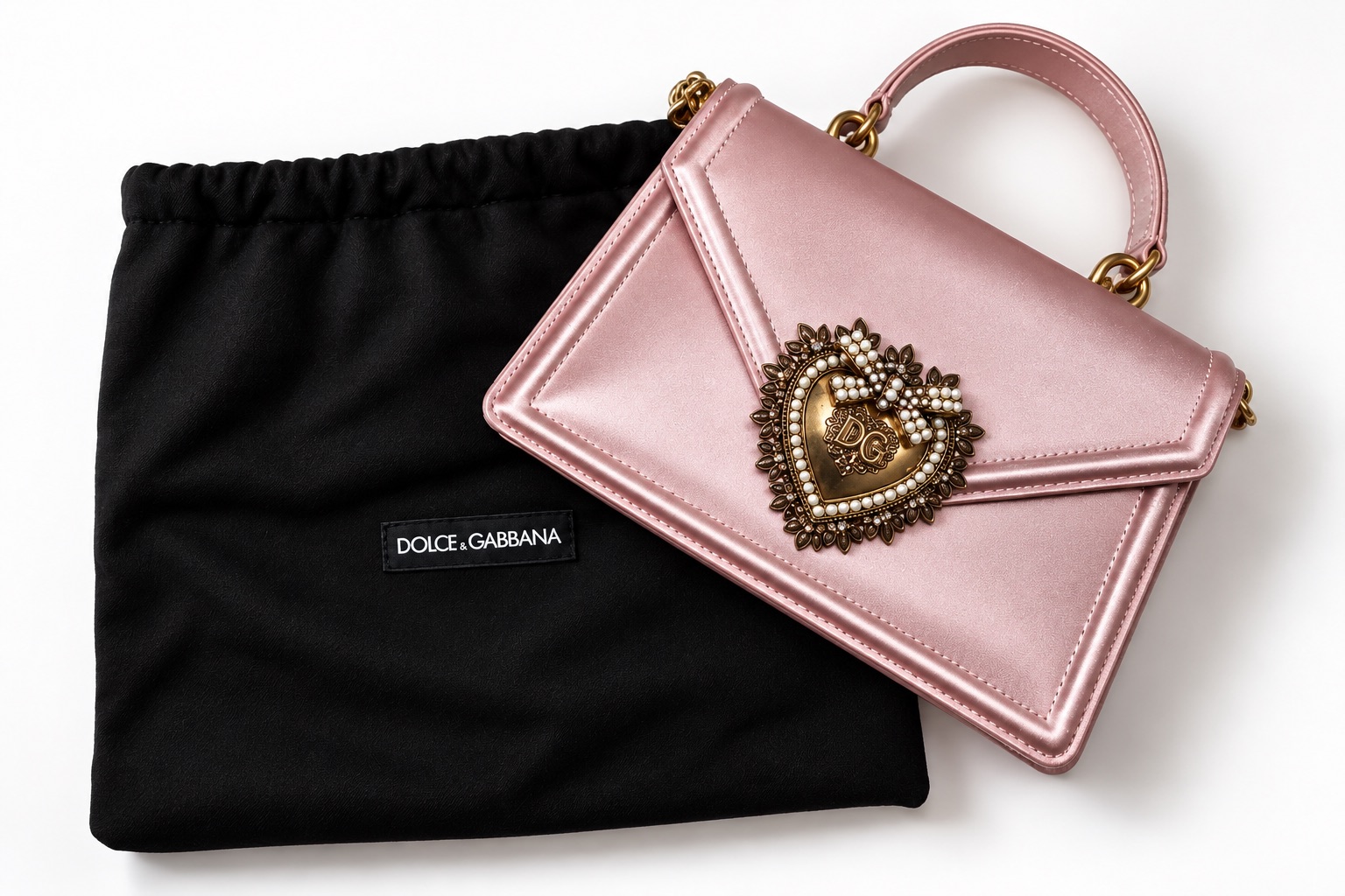 Dolce & Gabbana Pre Owned -Satin Devotion bag